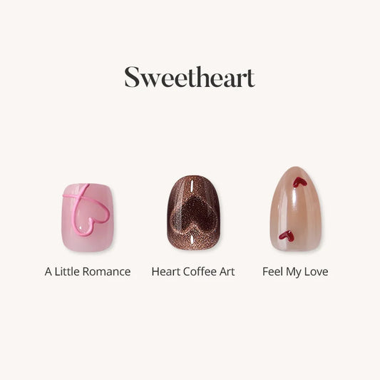 Sweetheart Press On Nails