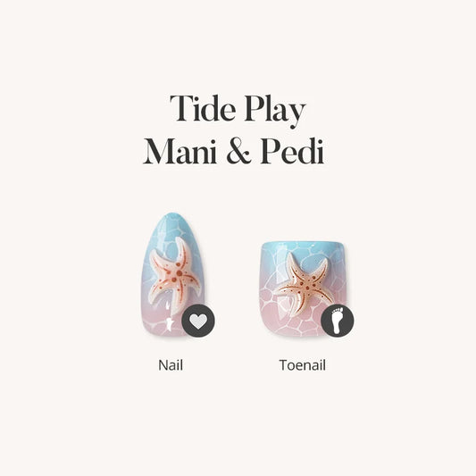 Tide Play Mani & Pedi Press On Nails