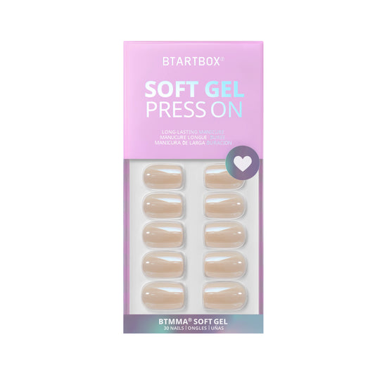Cream Soda Short Square Nails - Soft Gel Press On