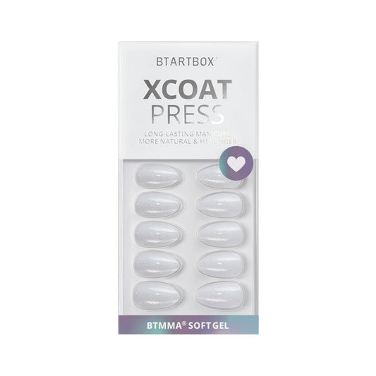 Whitecaps Almond Nails - XCOATPRESS