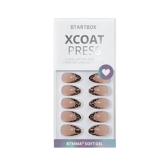 Wild Cheetah Almond Nails - XCOATPRESS
