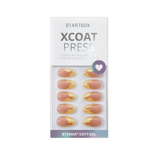 Lemon Fizz Almond Nails - XCOATPRESS