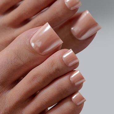 Silky Shine Square - Press On Toe Nail