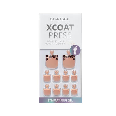 Leopard Square - XCOATPRESS Toe Nail
