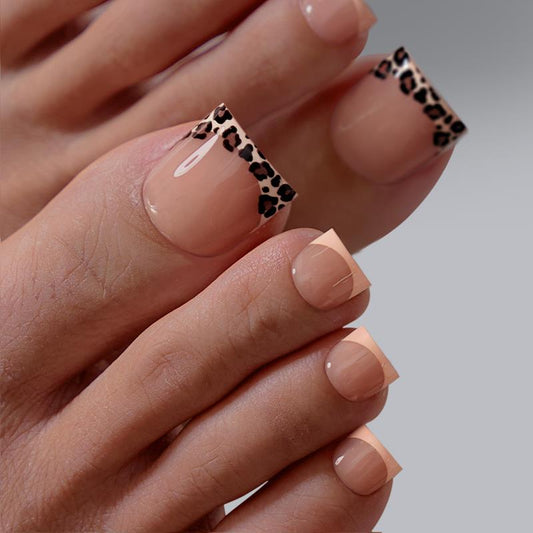 Leopard Square - XCOATPRESS Toe Nail