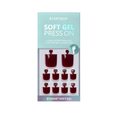 So Hot Square - Press On Toe Nail
