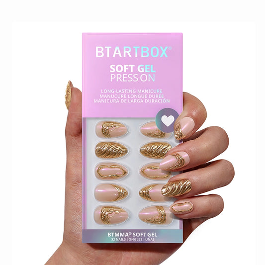 Metalhead Almond Nails - Soft Gel Press On