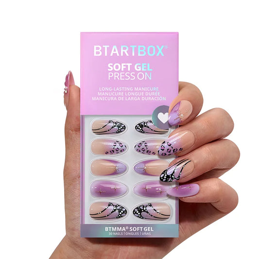 Flutter Besties Almond Nails - Soft Gel Press On