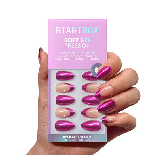 Purple Pact Almond Nails - Soft Gel Press On