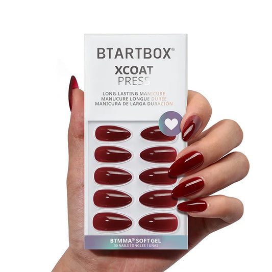 Blackout Almond Nails - XCOATPRESS