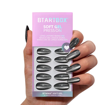 Uñas Almendradas Espeluznantes - Uñas Postizas de Gel Suave