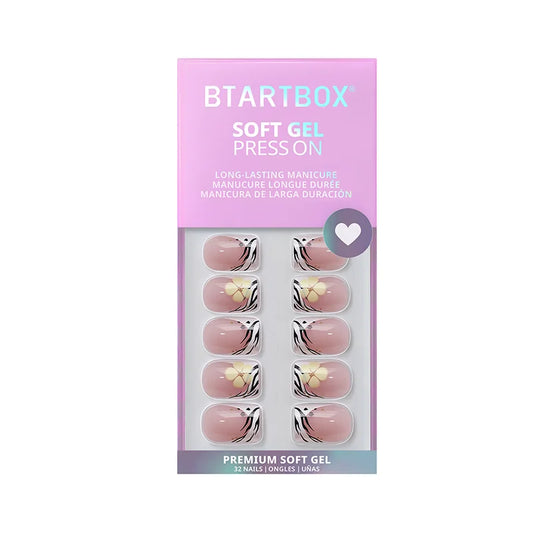 Isle Plumeria Square Nails - Soft Gel Press On