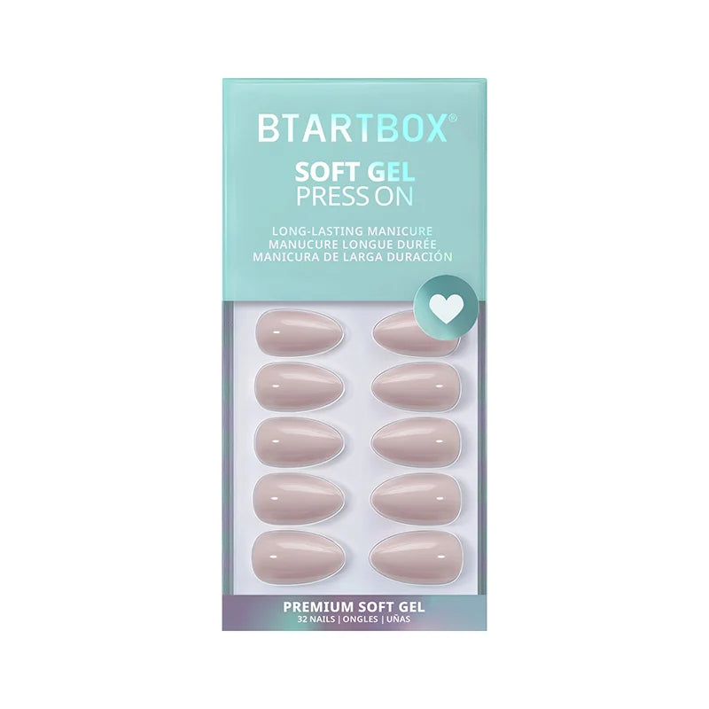 Taro Poise Short Almond Nails