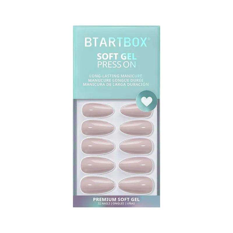 Taro Goddess Medium Almond Nails