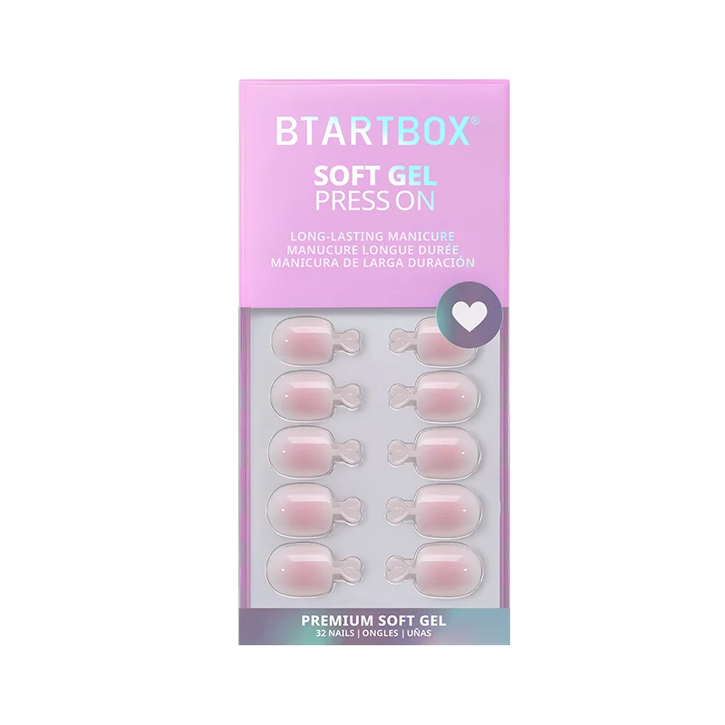 Baby Blush XXS Squoval Nails