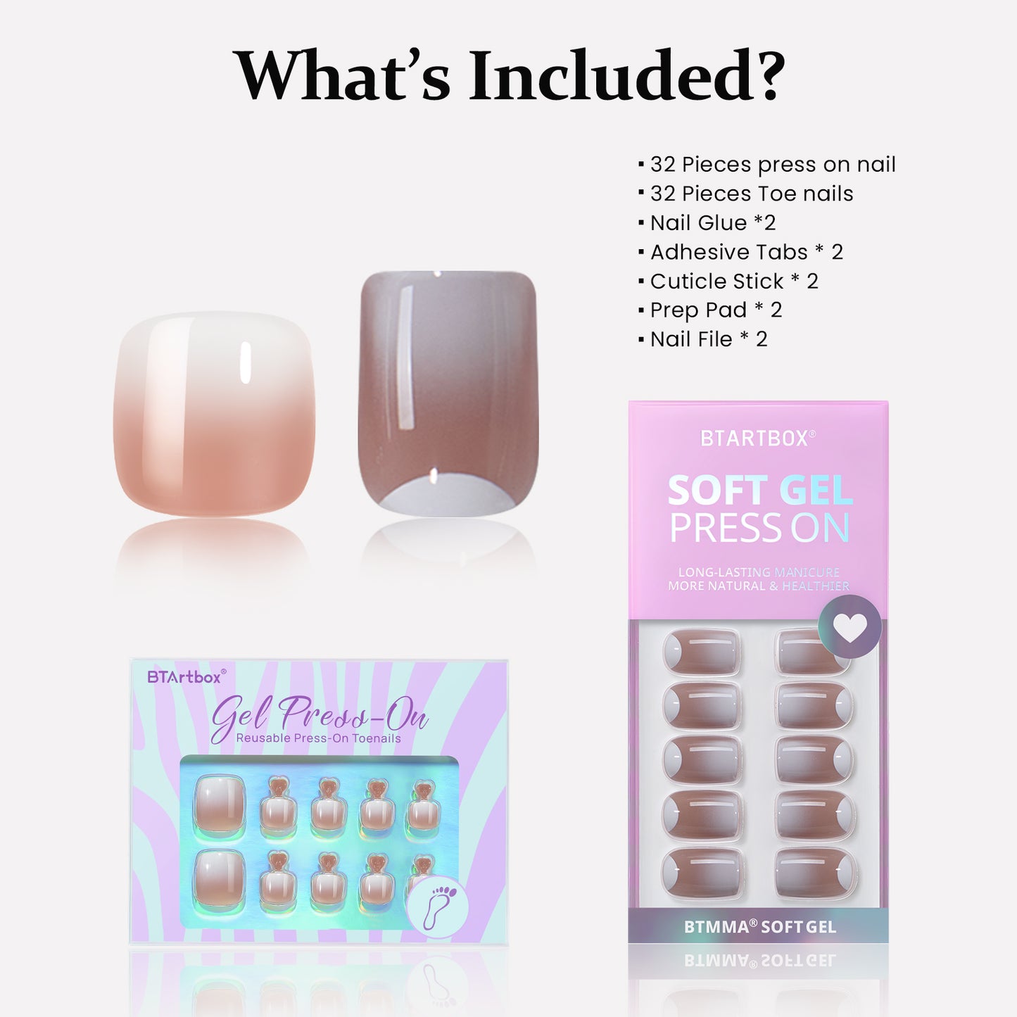 Edge Play Mani & Pedi Set - Press On Nails