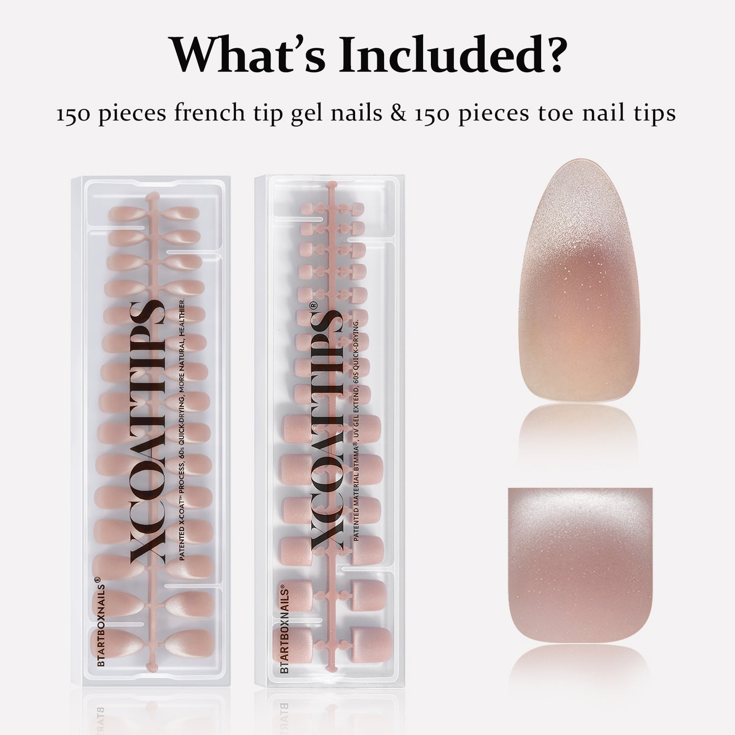 Cat Eye French Mani & Pedi Set - XCOATTIPS®