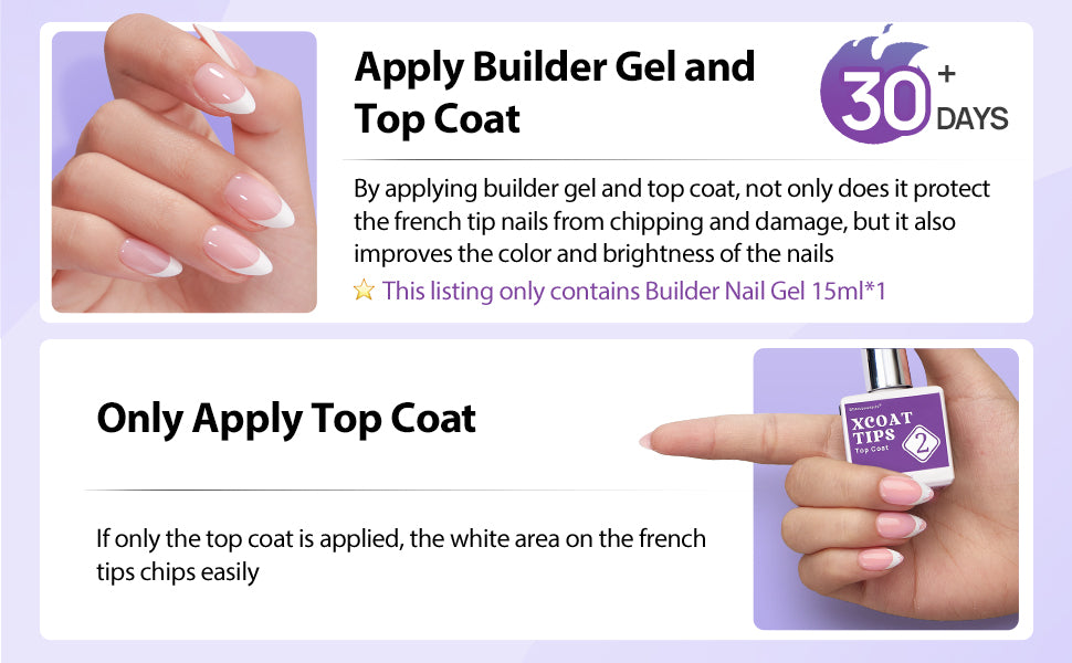 Builder Gel (Enhanced) - XCOATTIPS® French Protecting