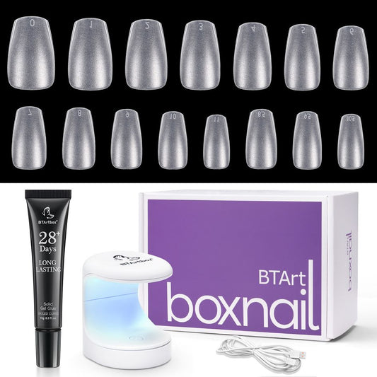 PUNTE PER UNGHIE CORTE A BARA - SET DI PUNTE PER UNGHIE IN ACRILICO