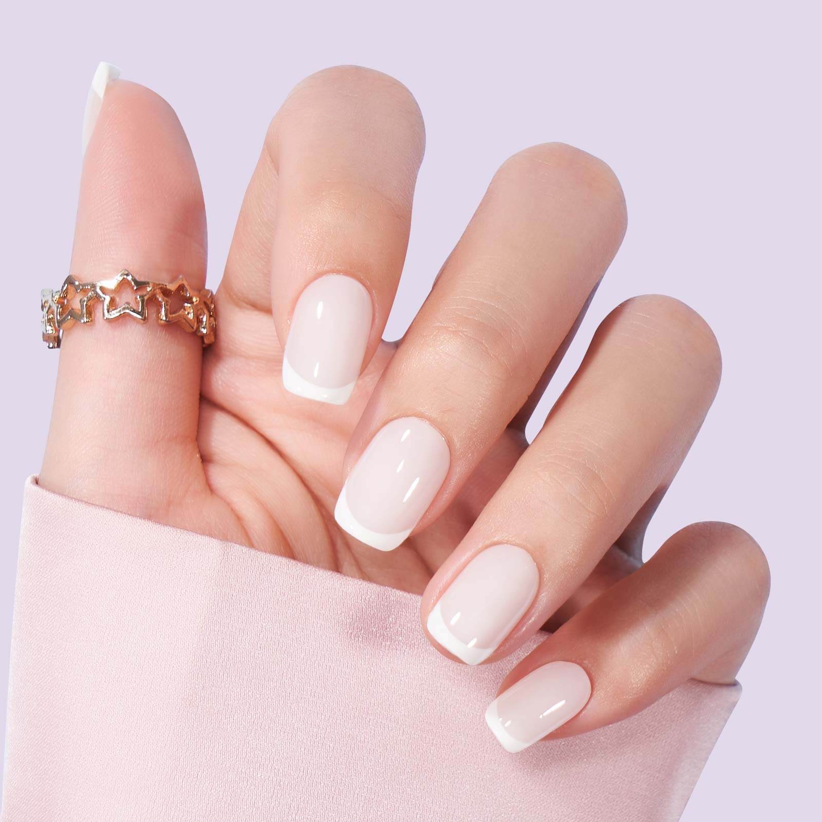 classic french nails
