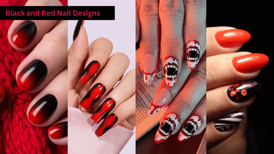 15 Black and Red Nail Designs