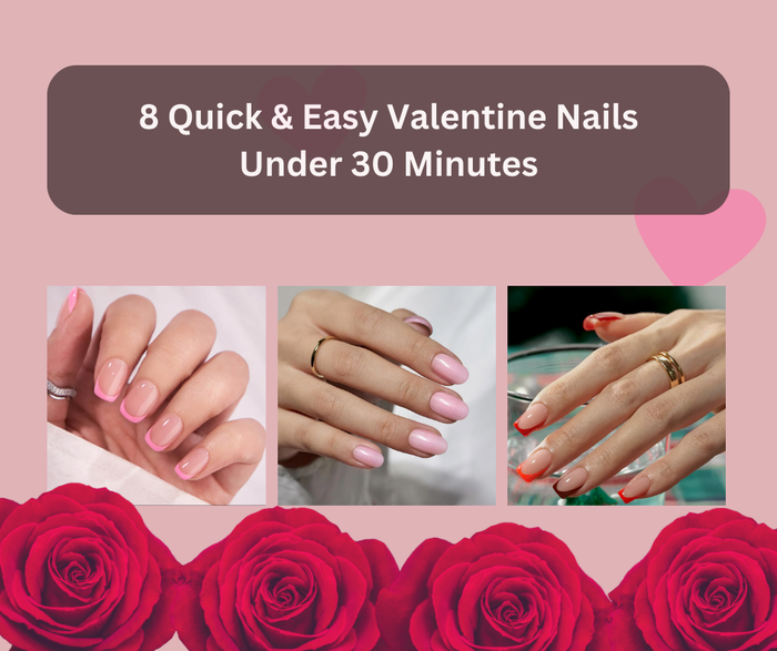 Easy Valentine Nails