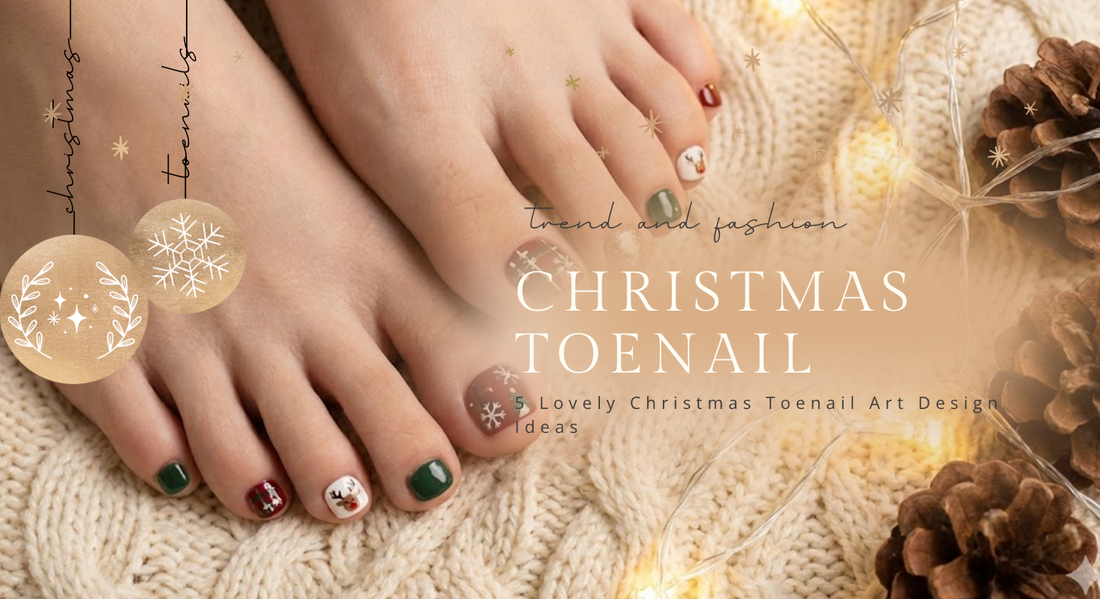 5 Best Lovely Christmas Toenail Art Design Ideas for 2025