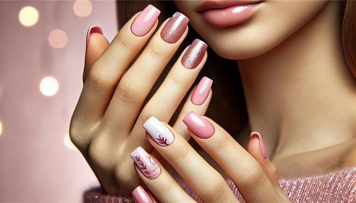 pink nail inspo