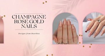 Champagne Rose Gold Nails