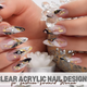 clear acrylic nail designs