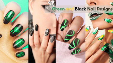 12 Green and Black Nail Designs