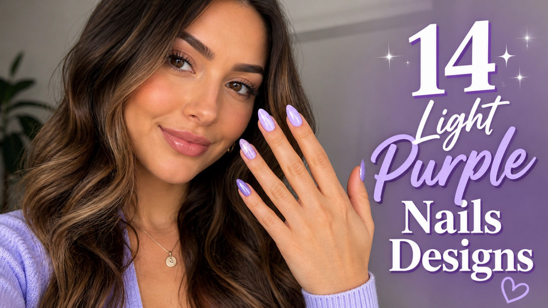14 Light Purple Nails Designs You Need To Try on Your Next Manicure