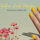 neon yellow nails