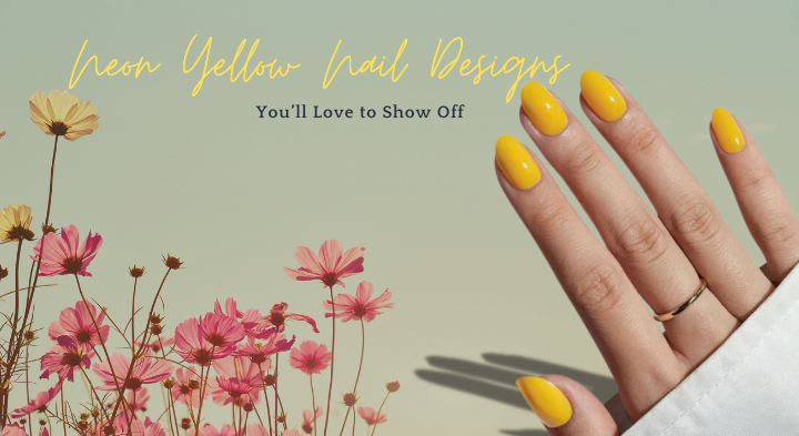 neon yellow nails