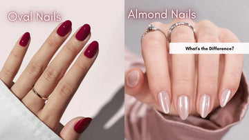 Oval vs Almond Nails