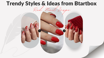 Red Nail Inspo - press-on nails from btartbox