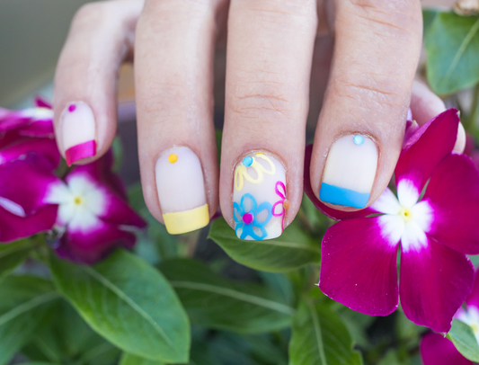 flower nail designs