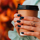 Best Fall French Tip Nails - BTArtbox