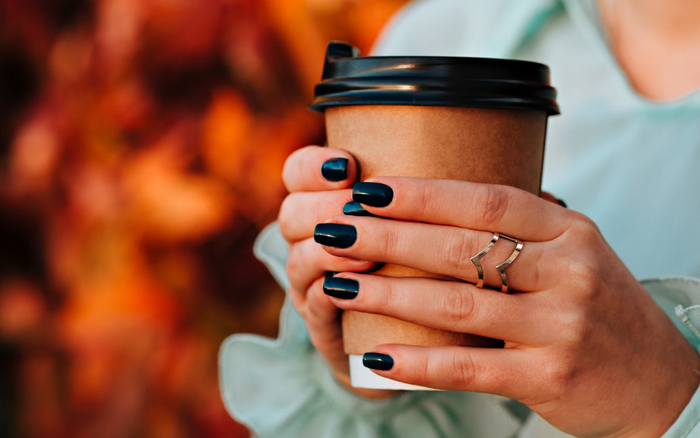 Best Fall French Tip Nails - BTArtbox
