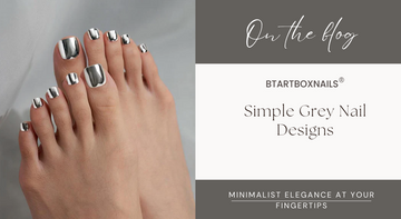 Simple Grey Nail Designs – Minimalist Elegance at Your Fingertips