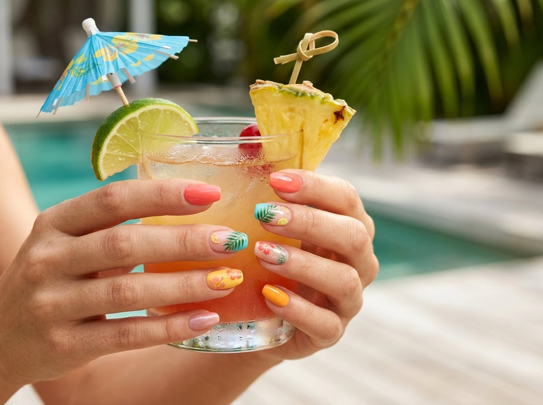 20+ Best Tropical Drink Nail Ideas for a Vacation Manicure