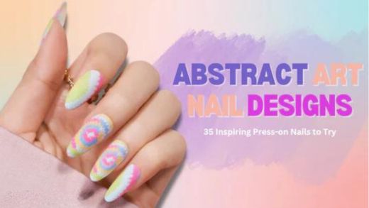 35 Best Abstract Art Nail Designs from BTartbox