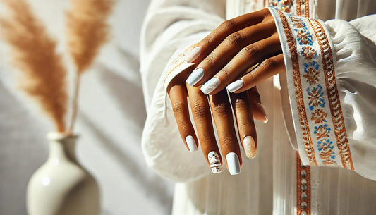 white nail inspo