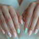 Pastel Classy Spring Nail Idea