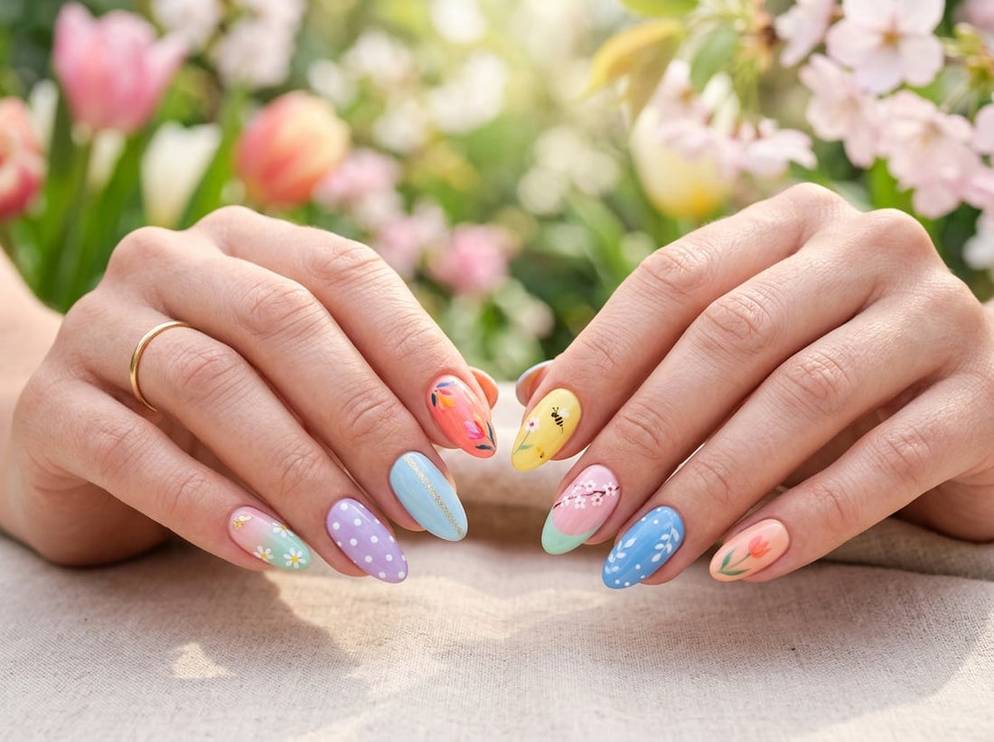 simple spring nails