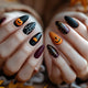 halloween fall nails