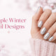 simple winter nail designs