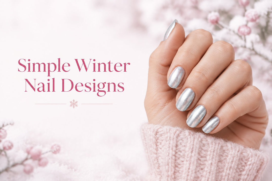 simple winter nail designs