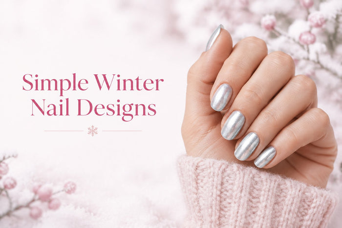 simple winter nail designs