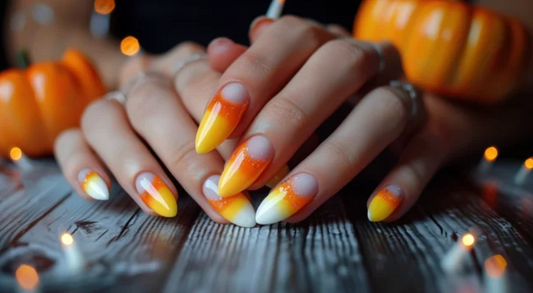 simple halloween nail designs